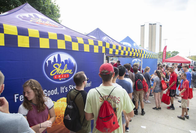 The Skyline Chili stand at the 2019 Buck-i-Frenzy.